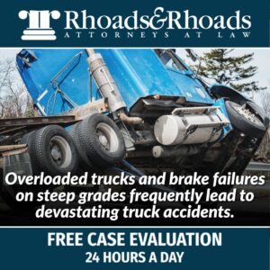 overload trucks and brake failures