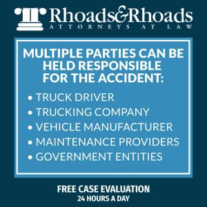 multiple parties responsible in trucking accident