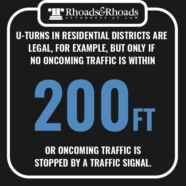 U Turn Accident Who's at Fault?