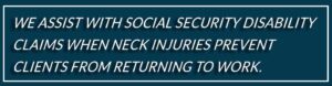 social security disability neck injuries