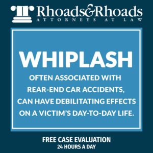 whiplash what kinds of accidents