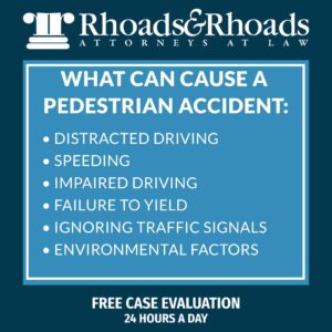 causes of pedestrian accident